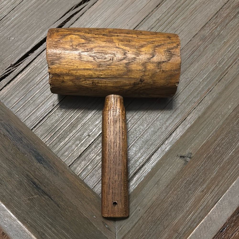 Vintage wooden mallet gavel